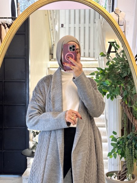 جاكيت سكني مع فرو