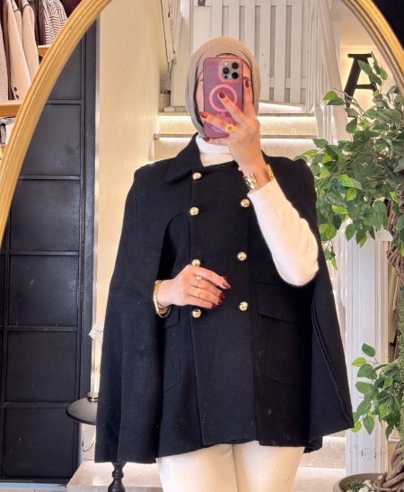 جاكيت كاب اسود