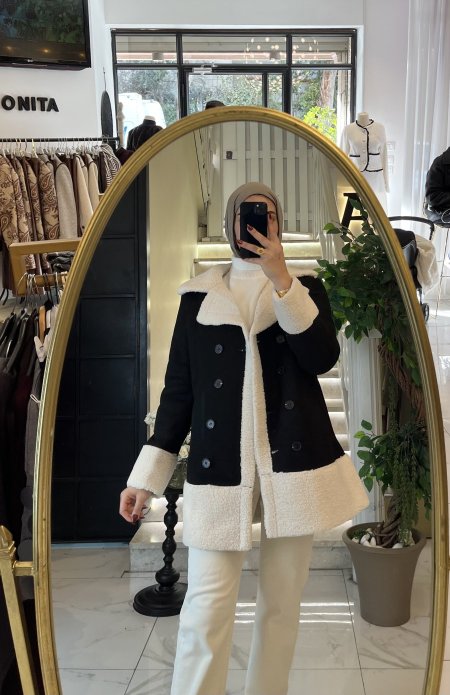 جاكيت قبة فرو